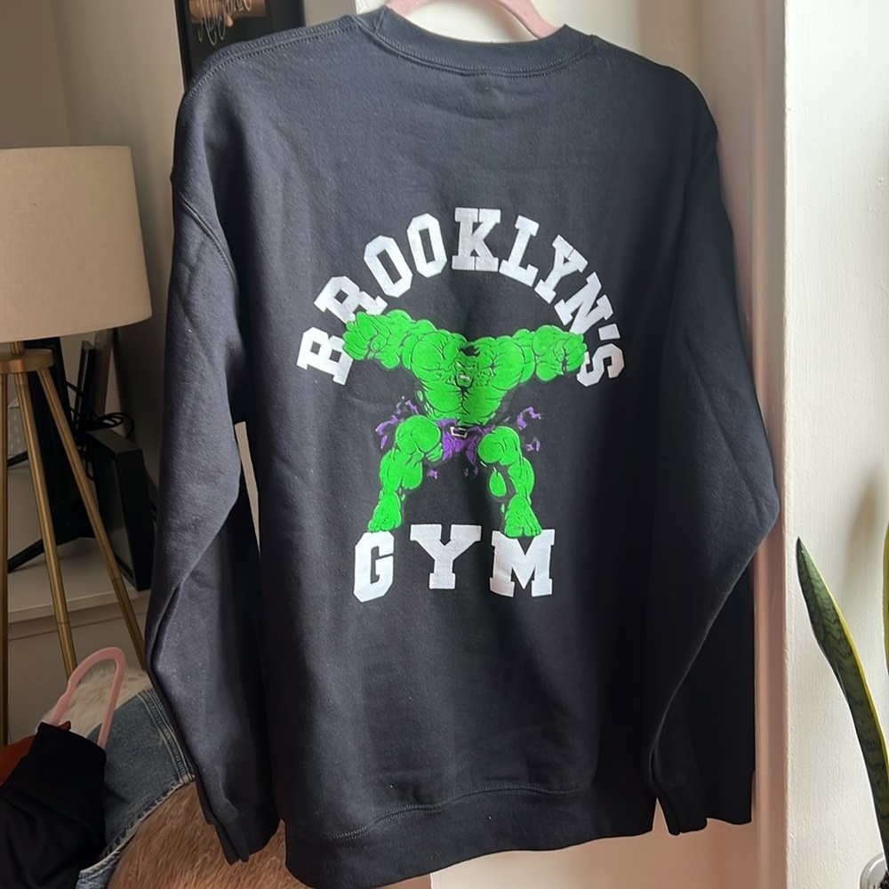 80s‎ Style Harbor Fitness Black Sweatshirt